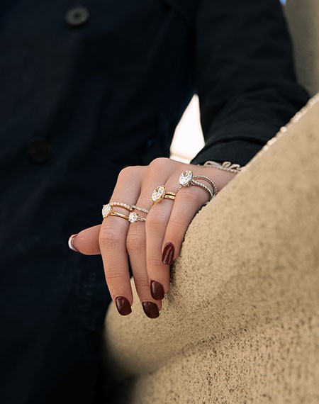 Rings on hand